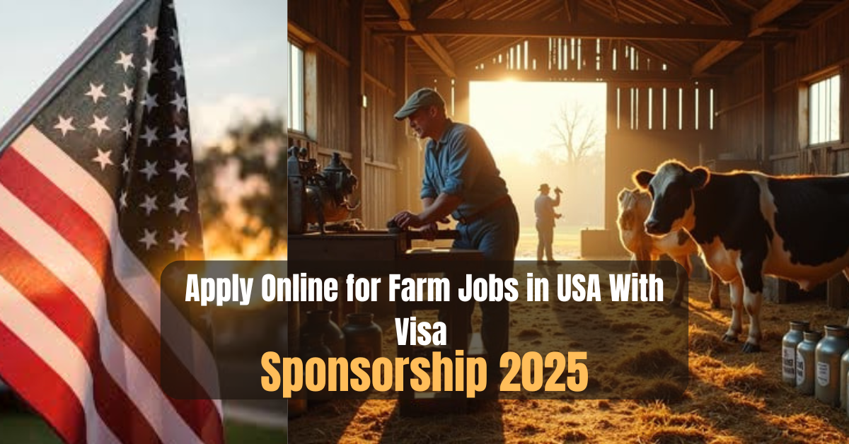 Apply Online for Farm Jobs in USA With Visa Sponsorship 2025