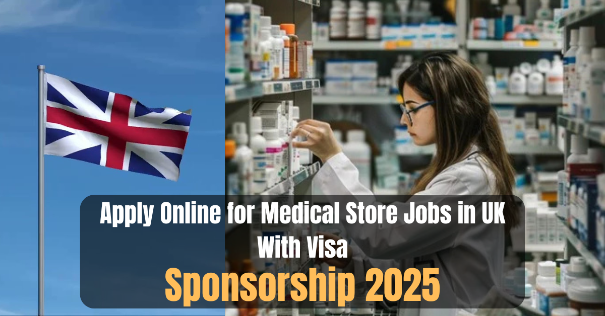 Apply Online for Medical Store Jobs in UK With Visa Sponsorship 2025