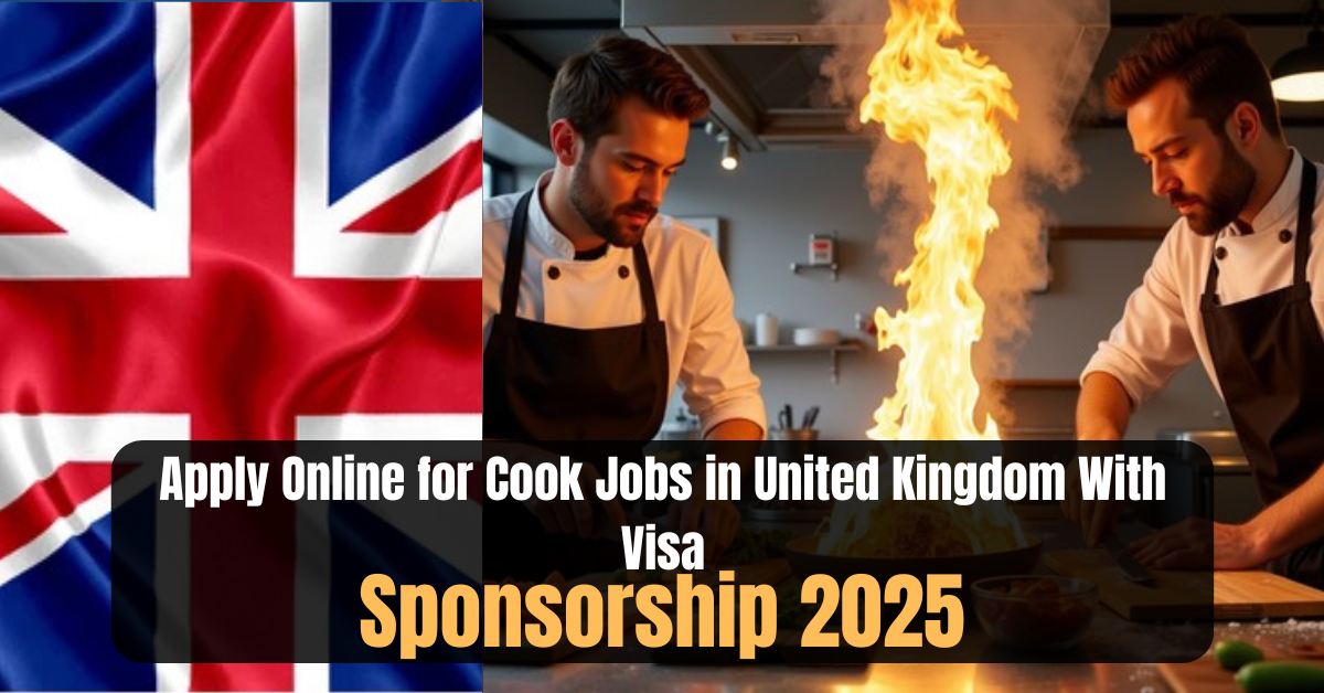Apply Online for Cook Jobs in United Kingdom With Visa Sponsorship 2025