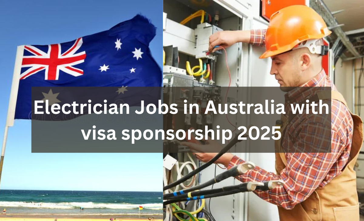 Electrician Jobs in Australia with visa sponsorship 2025