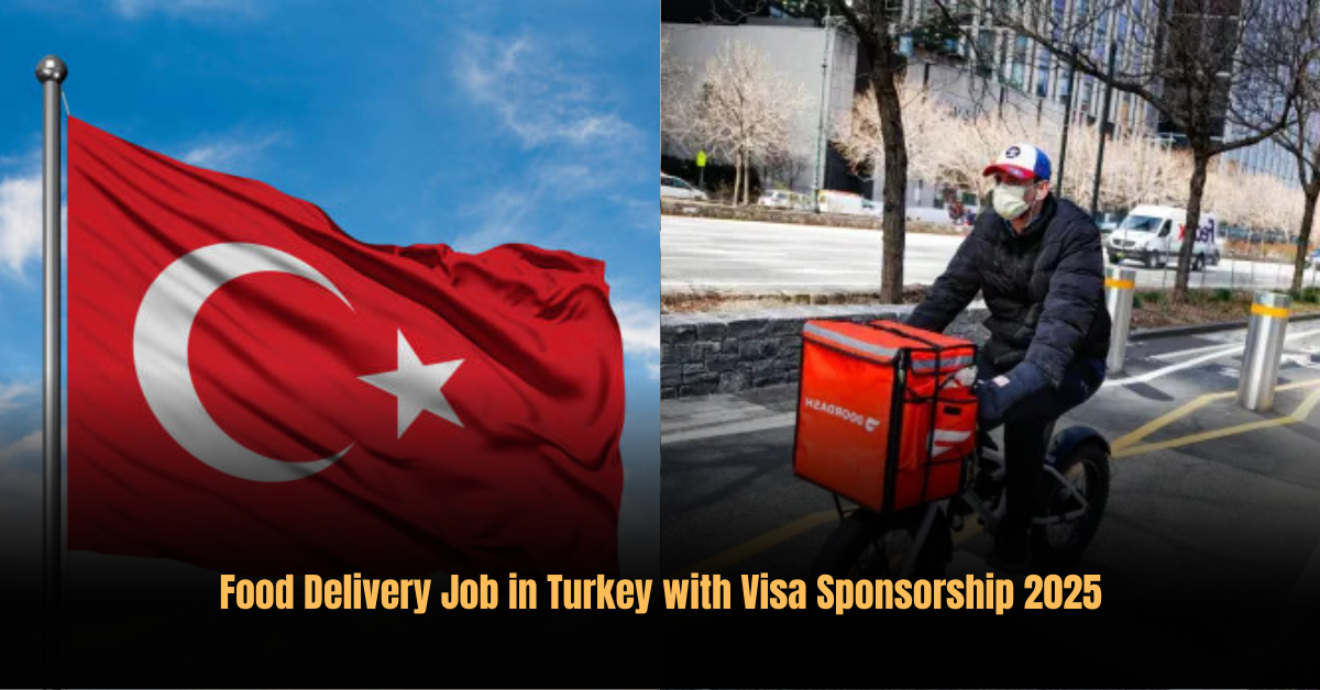 Food Delivery Jobs in Turkey with Visa Sponsorship 2025